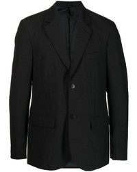 Мужской черный шерстяной пиджак от agnès b.