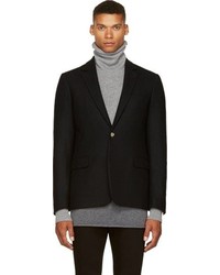 Мужской черный шерстяной пиджак от Ami