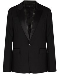 Мужской черный шерстяной пиджак от Amiri