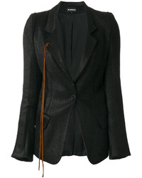 Женский черный шерстяной пиджак от Ann Demeulemeester