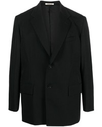 Мужской черный шерстяной пиджак от Auralee