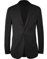 Мужской черный шерстяной пиджак от Balenciaga
