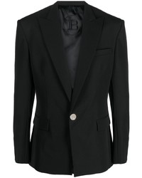Мужской черный шерстяной пиджак от Balmain