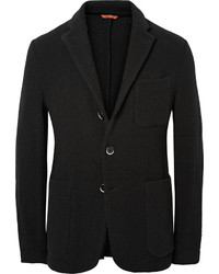 Мужской черный шерстяной пиджак от Barena