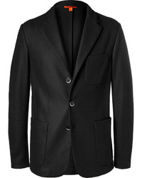 Мужской черный шерстяной пиджак от Barena