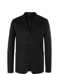 Мужской черный шерстяной пиджак от Berluti