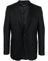 Мужской черный шерстяной пиджак от Billionaire