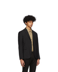 Мужской черный шерстяной пиджак от Acne Studios