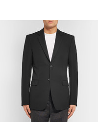 Мужской черный шерстяной пиджак от Calvin Klein Collection