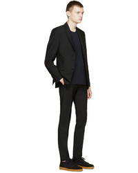 Мужской черный шерстяной пиджак от Acne Studios