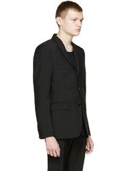 Мужской черный шерстяной пиджак от Acne Studios