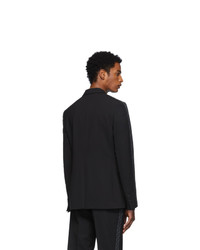 Мужской черный шерстяной пиджак от Fendi