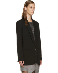 Женский черный шерстяной пиджак от Isabel Marant