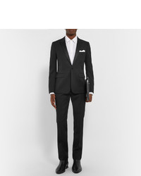 Мужской черный шерстяной пиджак от Saint Laurent