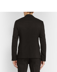 Мужской черный шерстяной пиджак от Lanvin