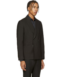 Мужской черный шерстяной пиджак от Paul Smith
