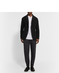 Мужской черный шерстяной пиджак от Barena