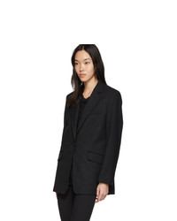 Женский черный шерстяной пиджак от Rag and Bone