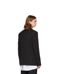 Мужской черный шерстяной пиджак от Isabel Benenato