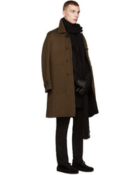 Мужской черный шерстяной пиджак от Ann Demeulemeester