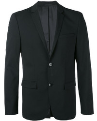 Мужской черный шерстяной пиджак от Calvin Klein