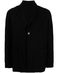 Мужской черный шерстяной пиджак от Casey Casey