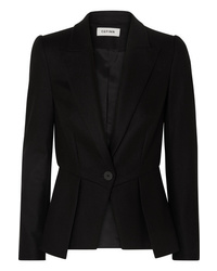 Женский черный шерстяной пиджак от Cefinn