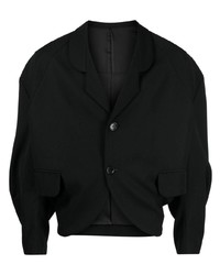 Мужской черный шерстяной пиджак от Christopher Nemeth