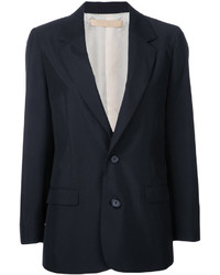 Женский черный шерстяной пиджак от CITYSHOP