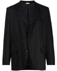 Мужской черный шерстяной пиджак от Comme des Garcons Homme Deux