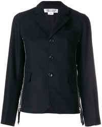 Женский черный шерстяной пиджак от Comme des Garcons