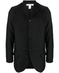 Мужской черный шерстяной пиджак от Comme Des Garcons SHIRT