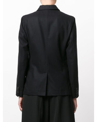 Женский черный шерстяной пиджак от Comme des Garcons