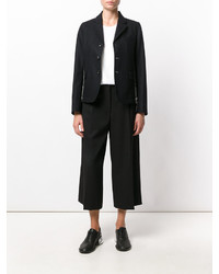 Женский черный шерстяной пиджак от Comme des Garcons