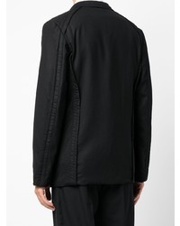 Мужской черный шерстяной пиджак от Comme des Garcons Homme Deux