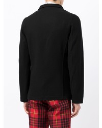 Мужской черный шерстяной пиджак от Comme Des Garcons SHIRT