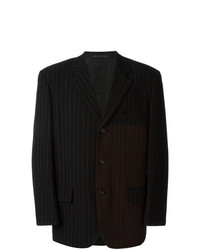 Мужской черный шерстяной пиджак от Comme Des Garçons Vintage