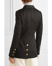 Женский черный шерстяной пиджак от Proenza Schouler