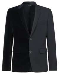 Мужской черный шерстяной пиджак от Fendi