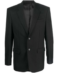 Мужской черный шерстяной пиджак от Filippa K
