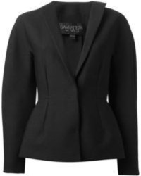Женский черный шерстяной пиджак от Giambattista Valli