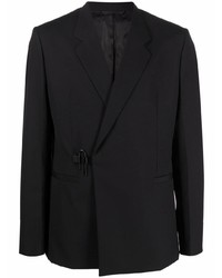 Мужской черный шерстяной пиджак от Givenchy