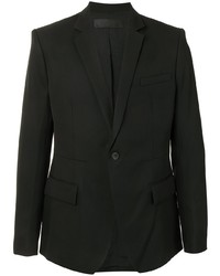 Мужской черный шерстяной пиджак от Haider Ackermann
