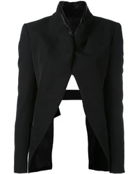 Женский черный шерстяной пиджак от Haider Ackermann