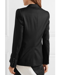 Женский черный шерстяной пиджак от Stella McCartney