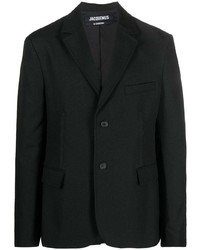 Мужской черный шерстяной пиджак от Jacquemus