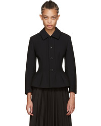 Женский черный шерстяной пиджак от Junya Watanabe