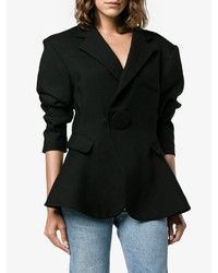 Женский черный шерстяной пиджак от Jacquemus