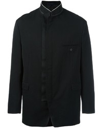 Мужской черный шерстяной пиджак от Lanvin