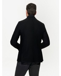 Мужской черный шерстяной пиджак от Norwegian Wool